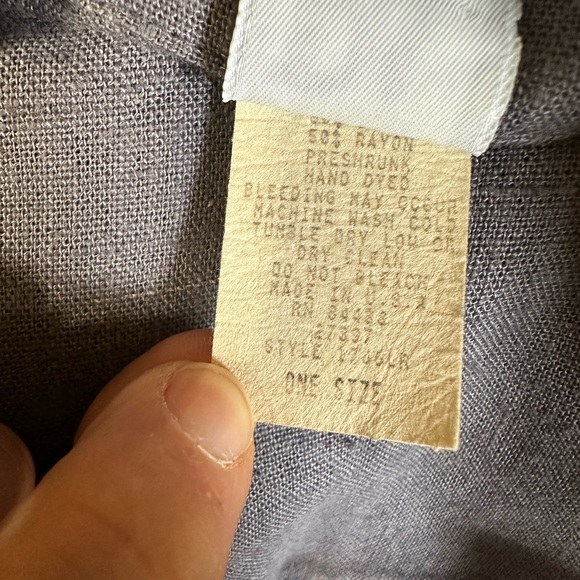 PA Company Boston - Boxy Linen Button Blouse - "One Size" - Picture 14 of 16